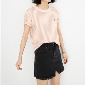 Madewell rigid denim cutout lunar wash NWT